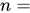 <math xmlns="http://www.w3.org/1998/Math/MathML"><mi>n</mi><mo>=</mo></math>