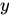 <math xmlns="http://www.w3.org/1998/Math/MathML"><mi>y</mi></math>