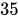 <math xmlns="http://www.w3.org/1998/Math/MathML"><mn>35</mn></math>